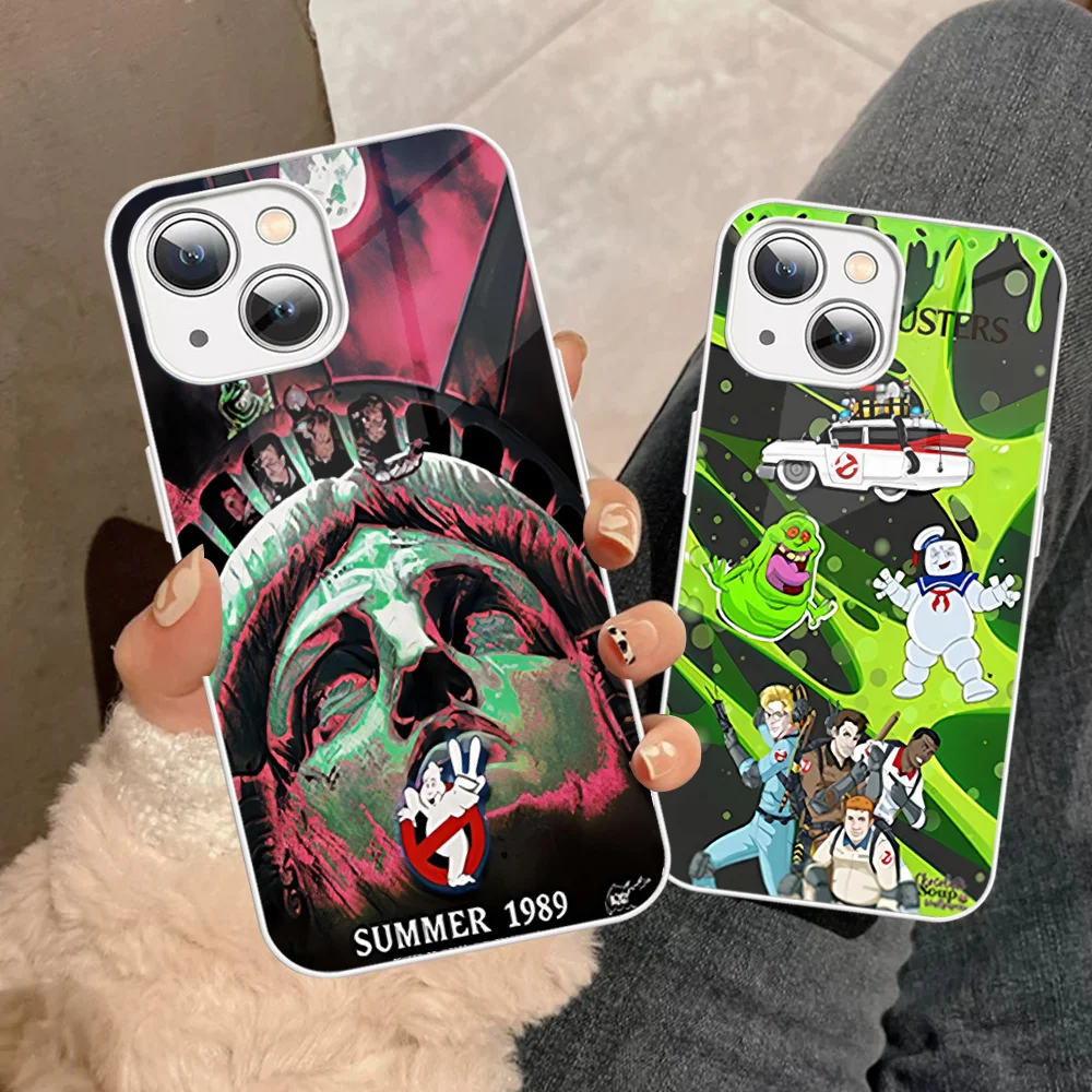 Movie E-Extreme G-Ghostbusters Phone Case Tempered Glass For iphone 14 13 12 11 Pro Mini XS MAX 14Plus X XS XR Cover