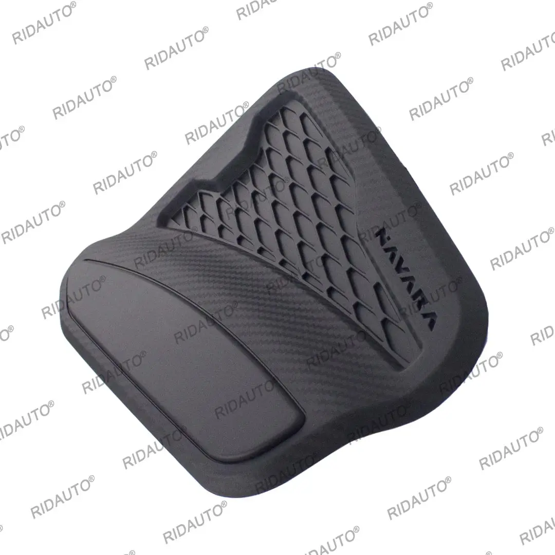 Black Protection Protector Decoration Carbon Fiber Style Gas Fuel Tank Cover Sticker For NISSAN NAVARA 2021 2022 2023 2024
