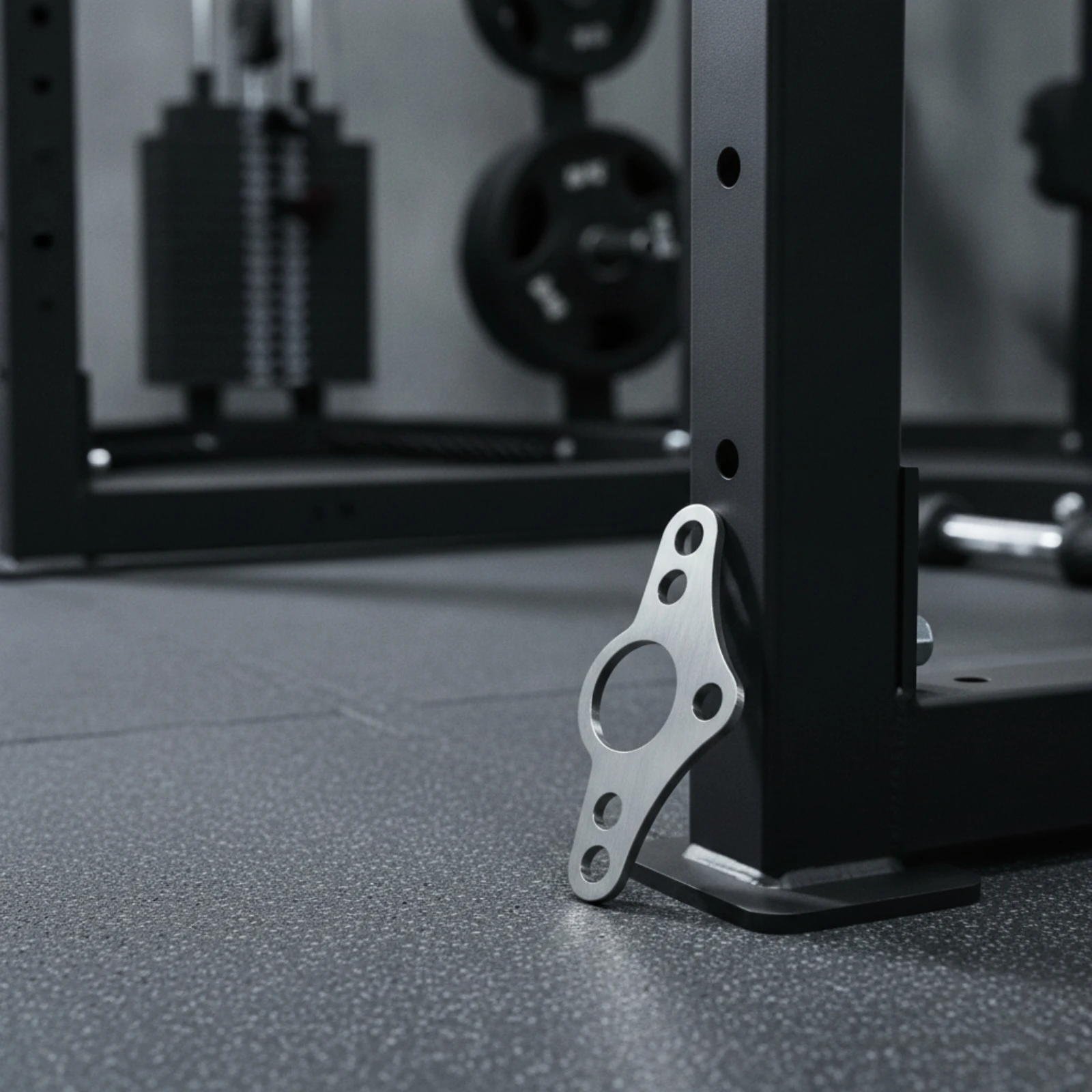 Gym Conversion Plate Heavy-Duty Double to Single Pulley Adapter Plate Double to Single Pulley Connector Sturdy Row Accessory
