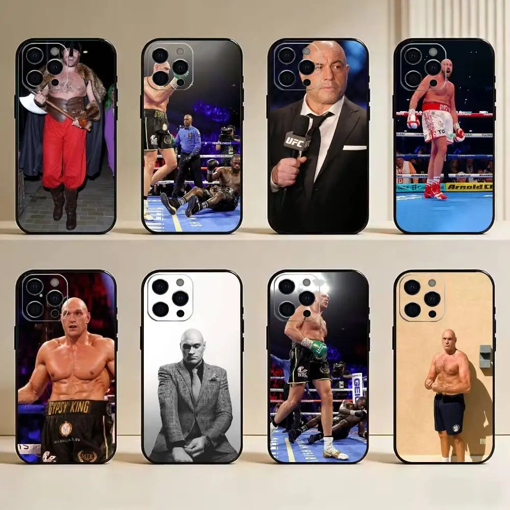 

Tyson Fury Phone Case For iPhone 17, 16,15,14,13,12,11 Plus,Pro Max, Others Soft Black Cover