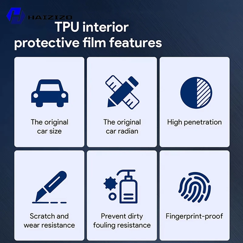 Für Toyota RAV4 2026 Auto-Innenraum Mattierter Bildschirmschutzfilm Konsolen-GPS-Navigations-LCD-Bildschirm TPU-Folie Kratzfester PPF – Detail 7