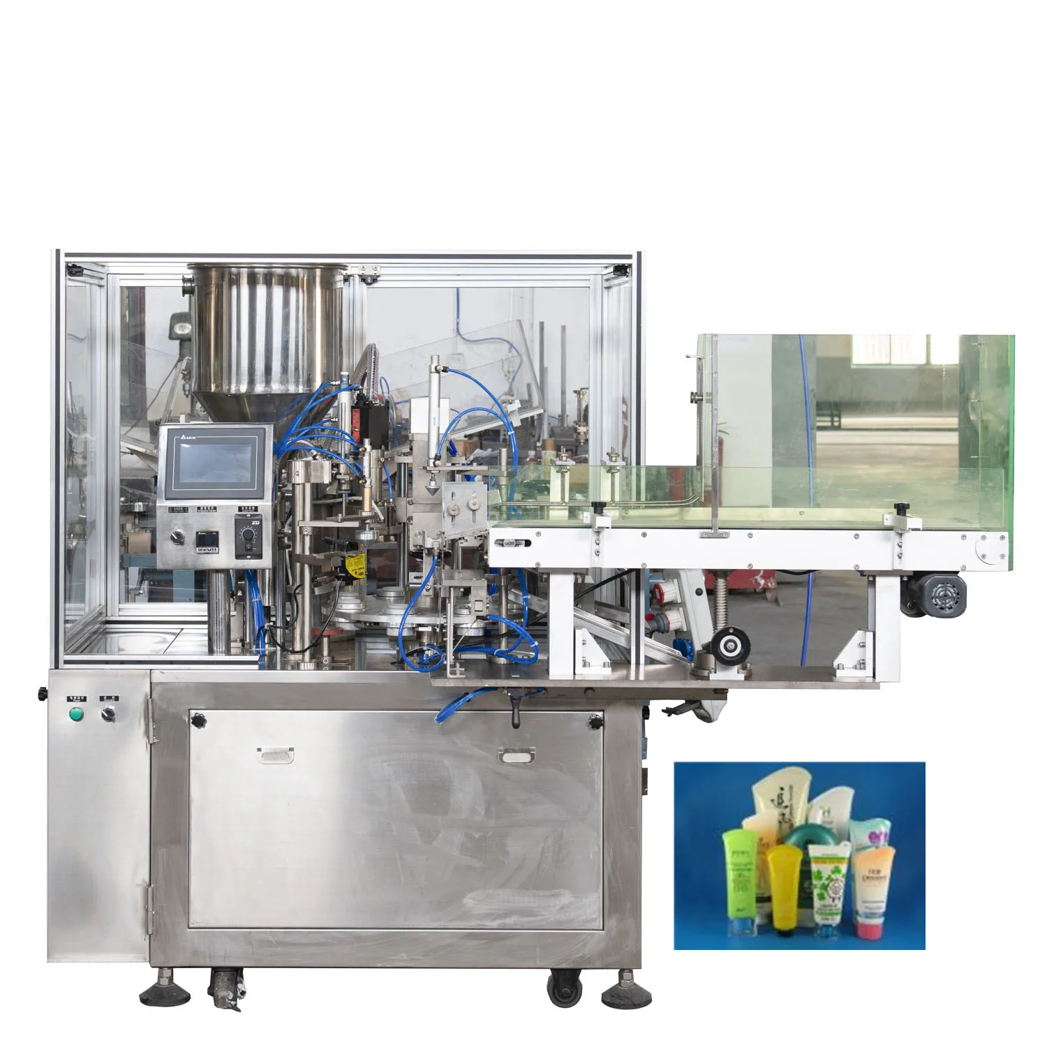 Manual filling and sealing machine/Internal heating plastic tube filling and sealing machine