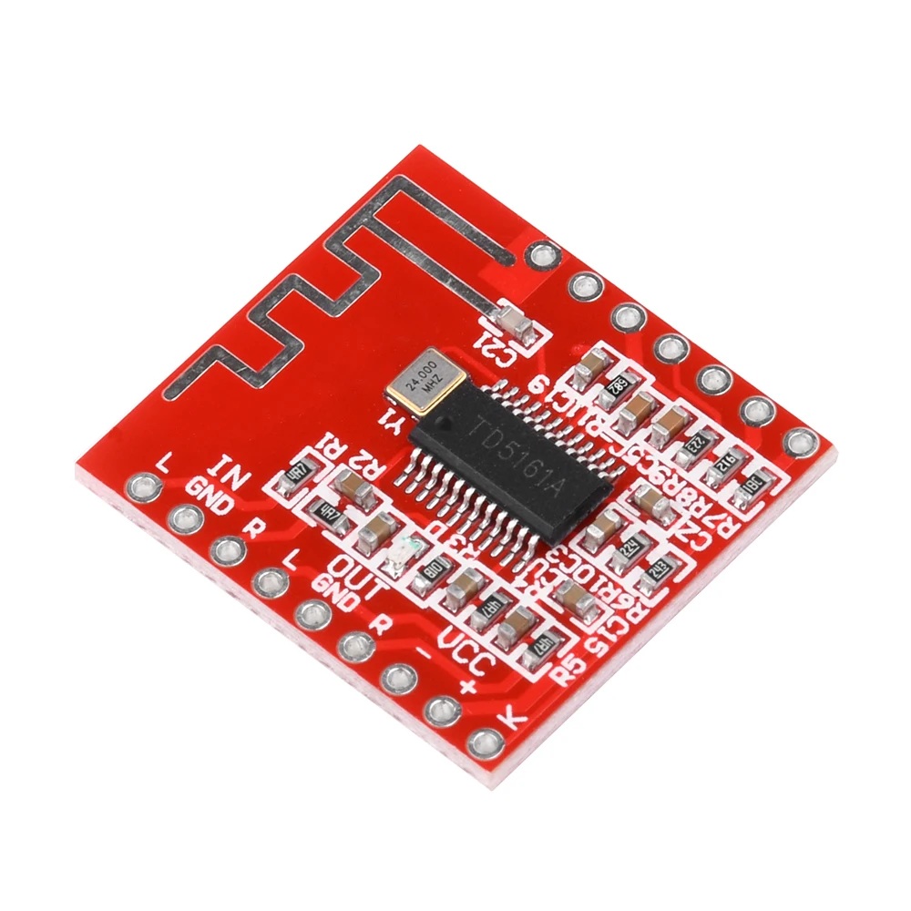 DC3V-5V 5.1 Stereo Audio Module BT TD5161A Receiver Module With Audio Signal Input Function