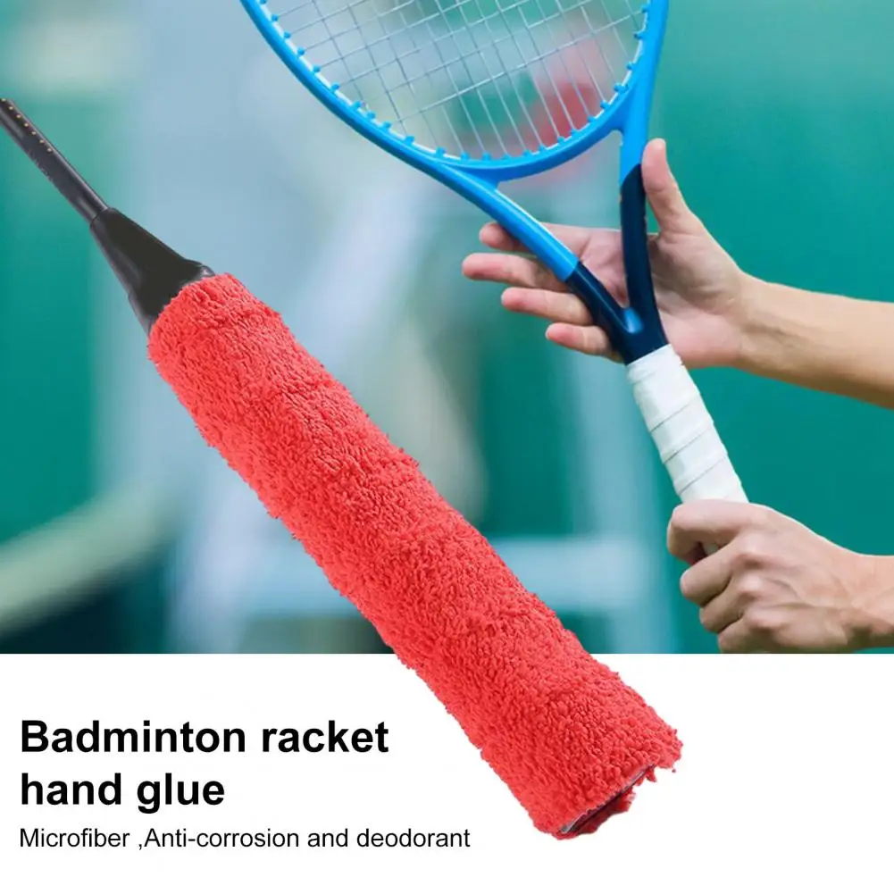 Badminton Racket Grip Tape Sweat Absorbent Towel Grip Tape for Badminton Racket Tennis Racquet Fishing Rod Anti-slip Soft