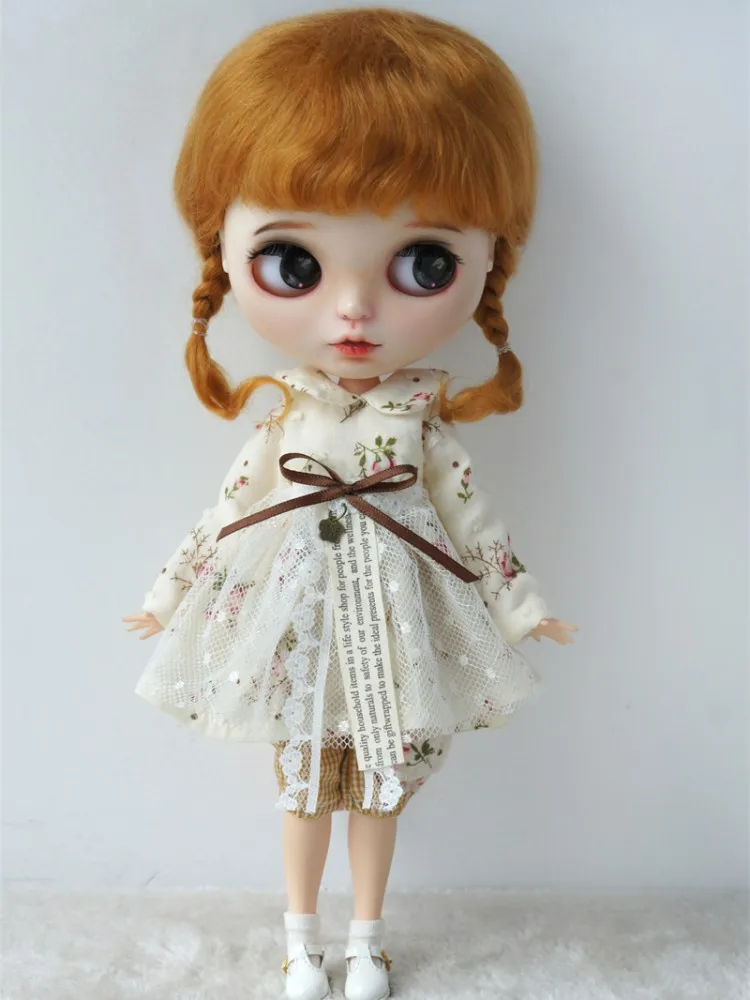 YOSD tenues Blythes vêtements OB22 OB24 Azone poupée chemise chapeau à longues oreilles jupe florale pantalons décontractés robe de mousson d'été