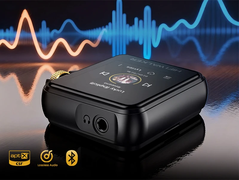 HiFi Walker H2 Mini MP3-Player mit Clip, Zweiwege-Bluetooth AptX LDAC DSD256, Leichtgewicht 45g, ALPS 64GB FLAC-Player für Sport – Detail 7