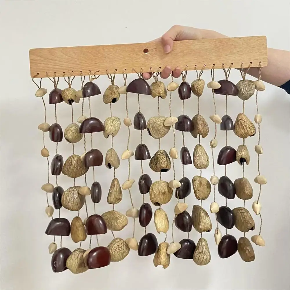 Fruit Shell Meditation Chimes Mixture Seed Shell Plant Fruit Musical Accompaniment Hand Rattle Percussion Instruments