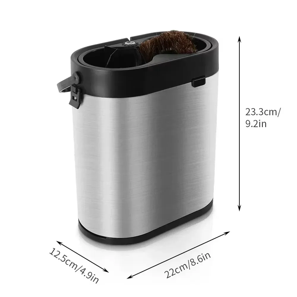 

CAFEMASY Automatic Coffee Portafilter Cleaner Electric Cleaner for 58mm Portafilter Commercial Powder Bowl Cleaning Machine