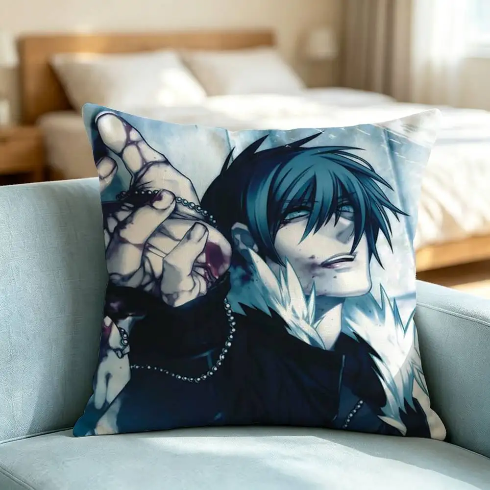 Togainu no C-Chi  Akira Square Double-Sided printed Pillow Case Bedroom Bedside Pillow Sofa Cushion Cover Gift