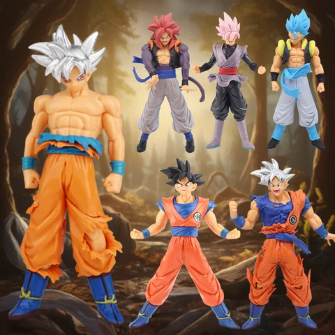 15-18cmAnime Dragon Ball Z Figure Super Saiyan Goku Vegeta Tien Shinhan Vegetto Action Figure Pvc Statue Collection Model Toys