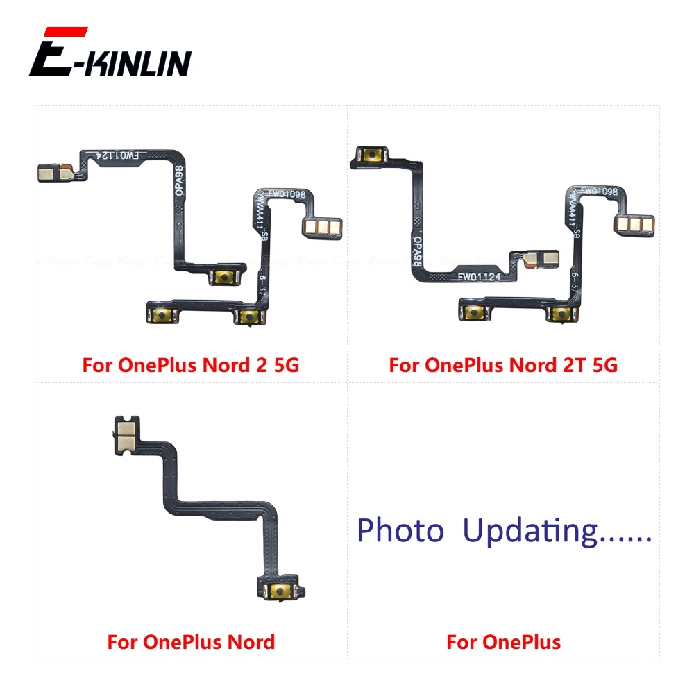 Mute Switch Power Key Ribbon Repair Parts For OnePlus Nord 2 2T 5G ON OFF Volume Button Control Flex Cable