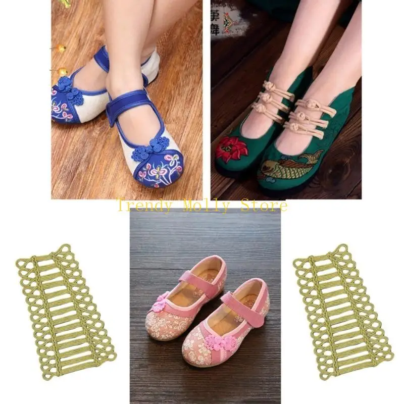 

N5KB Craft Project Double-Breasted Button Fasteners Chinese Knot Closure Cheongsam Button Buckle Clothes Suit Decoration