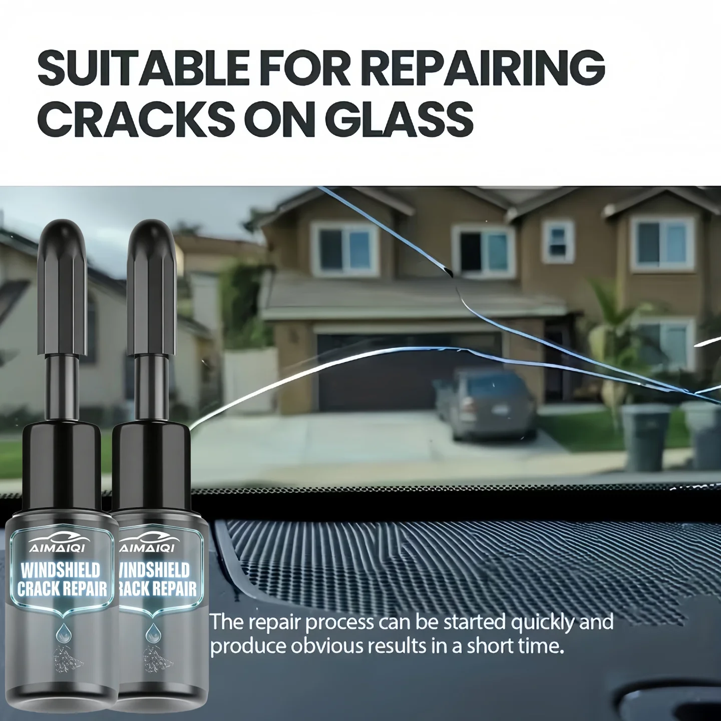 Avoid expensive full windshield replacement! Fix small cracks at home for a fraction of the cost.