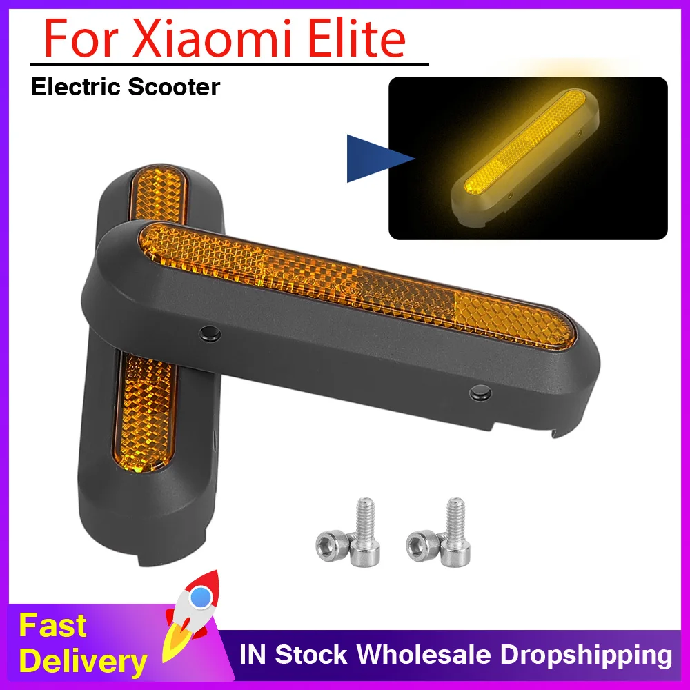 

Wheel Cover Hub Cap Protective Shells Reflective Stickers for Xiaomi Elite Electric Scooter Rear Wheel Cover Accessories
