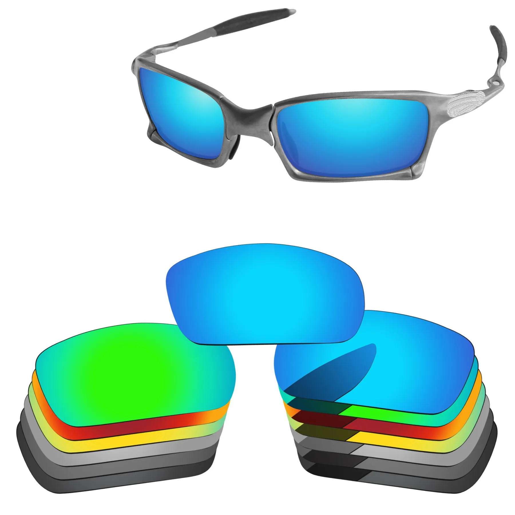 

Сменные линзы Bsymbo POLARIZED для солнцезащитных очков Oakley X Squared OO6011, 100% защита от UVA и UVB — несколько вариантов