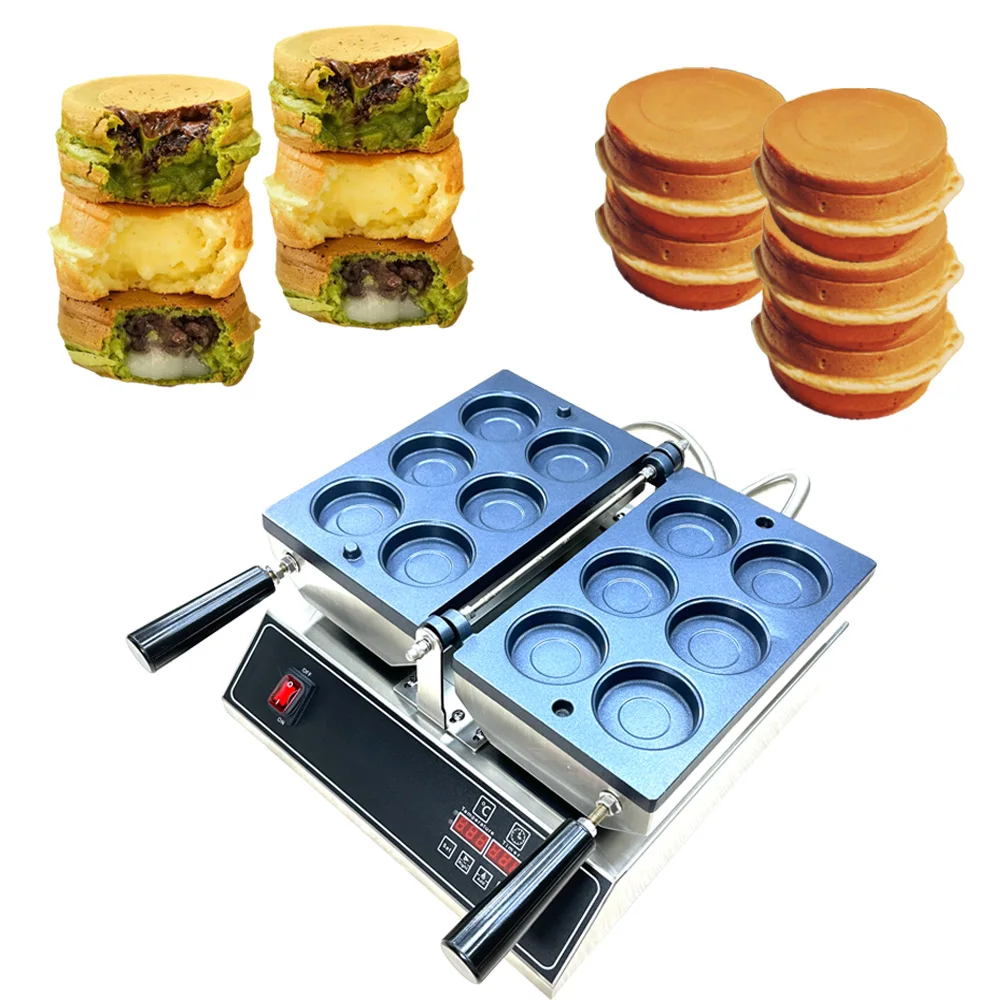 Maker Electric Wheel Cake Machine For Small Business Imagawayaki Waffle Machines