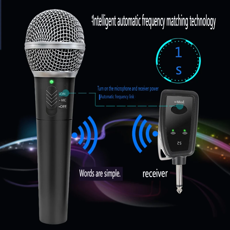 تصدير التجارة الخارجية ميكروفون سلكي ولاسلكي ثنائي الغرض S2-308 ميكروفون مؤتمر منزلي خطاب الغناء الكمبيوتر