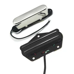 Fleor conjunto de captadores alnico v tl pescoço + captador de ponte humbucker de trilhos duplos quentes adequado para guitarra tl