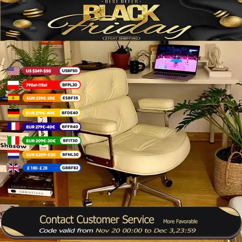 

Modern Ventilation Office Chair Armrest Comfortable Executive Swivel Office Chair Ergonomic Vanity Sillas De Oficina Furniture