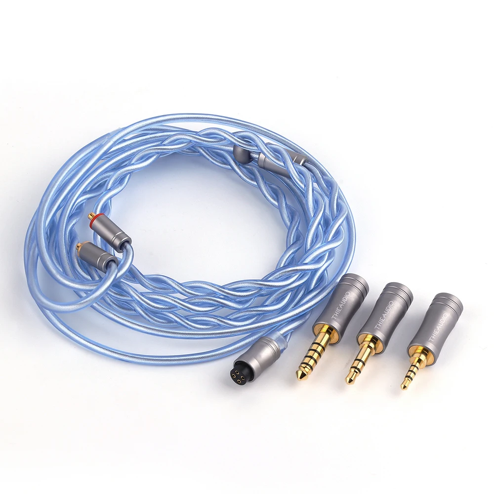 Thieaudio Oceanië 24AWG Litz Type Palladium Gecoat Zilver Kabel