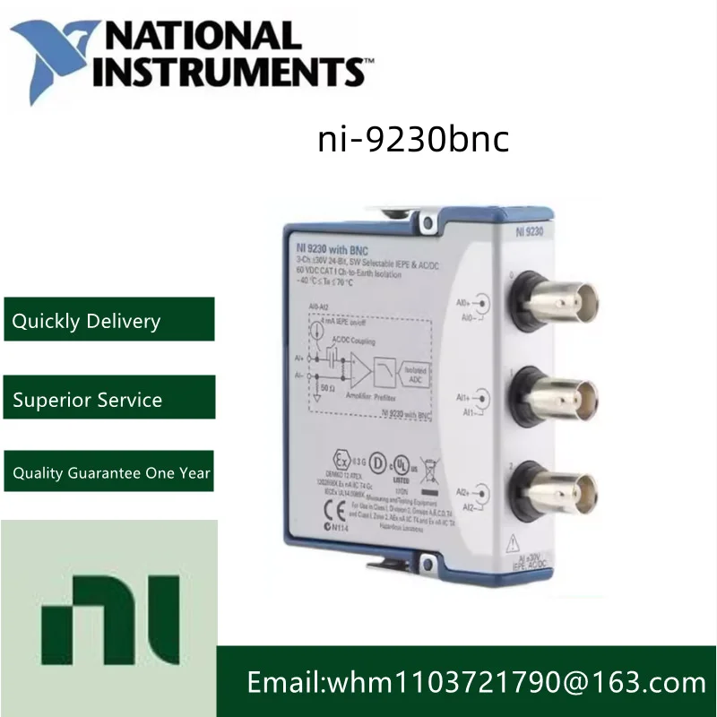 

Модуль ввода звука и вибрации NI 9230 BNC 784396 -01