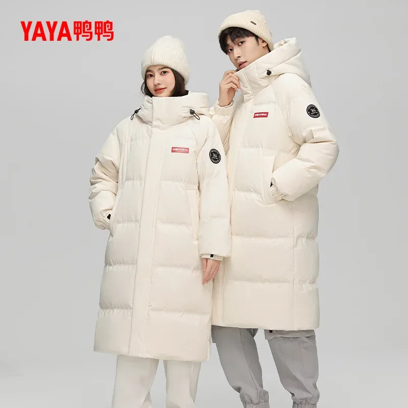 [Time and space Daoyu joint name] Duck and duck down jacket women's 2024 winter new product medium and long duck down warm