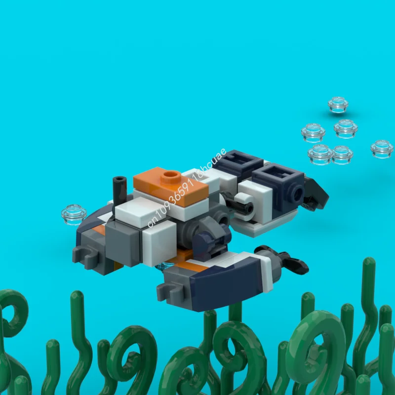 227 Uds. MOC Guardia Costera Fuerza Espacial superhéroes modelo juguetes de bloques de construcción educación creativa artesanía Modular regalos de navidad