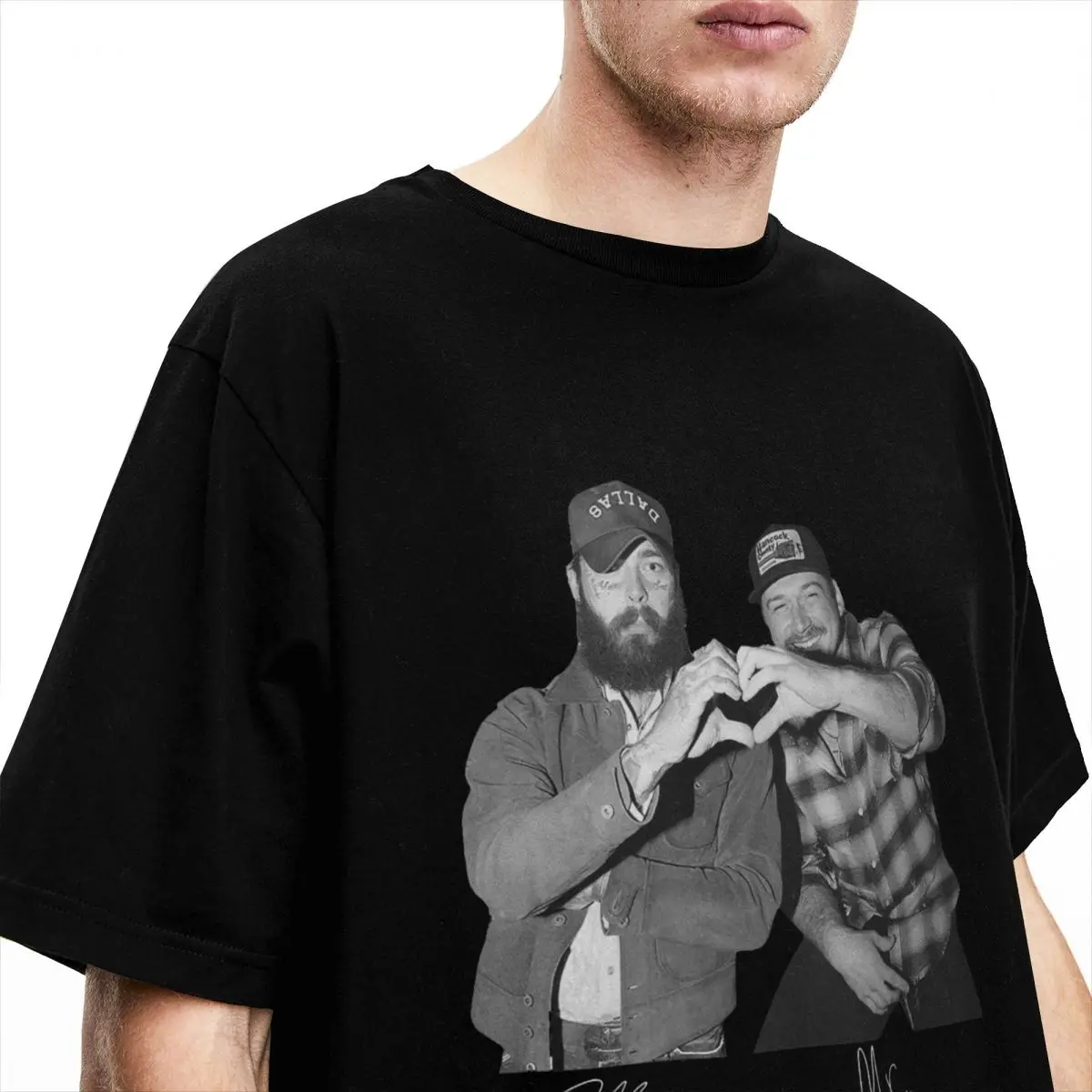 Posty And Morgan I Had Some Help Accessories Shirt for Men Women Wallen And Malone It Takes Two Novelty Cotton Graphic Printing