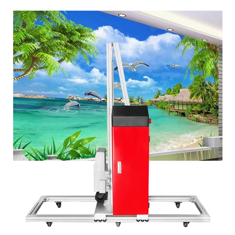 2021 Goedkope Hot Koop Hoge Kwaliteit Muur Afdrukken Machine Verticale Muur Printer/Digitale Vernis Inkjet Printer