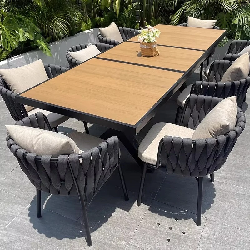Bespoke Luxury Outdoor Hospitality Furniture Custom Table and Chair Solution for 5-Star Hotel & Fine Restaurant Project