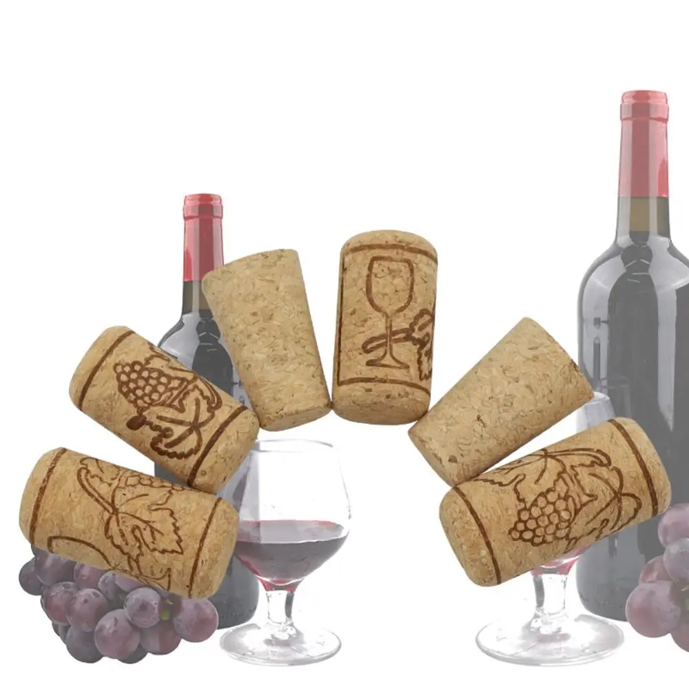10Pcs 22mm Wood Wine Corks Stopper Reusable High Density Material Bottle Corks Sealed Cylindrical/conical Sealing Plug
