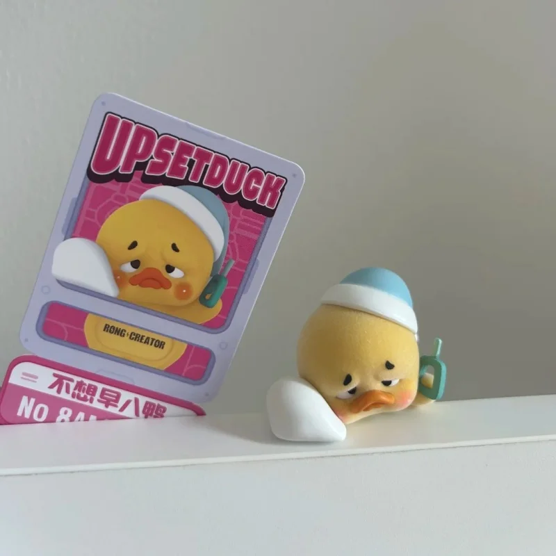 Echte Upsetduck Status Display Duck Serie Blind Box Handy Ornamente Figur Puppe Upsetduck Mystery Box Überraschung Geschenke