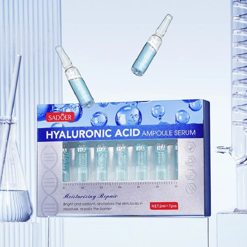 Hyaluronic Acid Ampoule Essence Ampoule, Hyloranic Acid Essence Moisturizing Essence Ampoule Set (2ml x7Pieces) - view 6