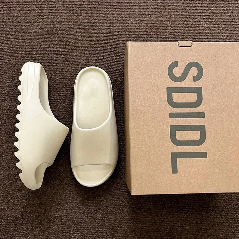New style High-quality super-soft EVA sole summer men's bathroom slippers household slippers couple beach sandals men's slipper image 4