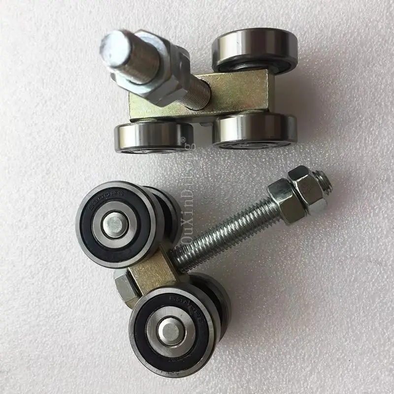 

On Sale 4PCS Heavy Duty Sliding Door Rollers Industrial Hanging Track Wheels Pulleys Loading 400KG
