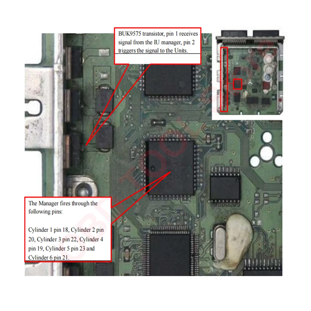 Repair ECU Diesel Module Electronics Mapped PLD Rail System for Ford EDC for Benz-Mercedes VS ECU Repair Basic Course Study