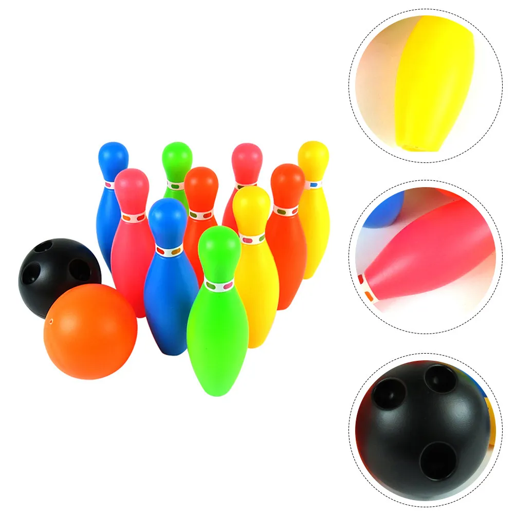 

1Set Bowling Game Kit Premium Material Kid Bowling Indoor Outdoor Sports Parent Child Interactive Ball Game Fun Gift