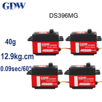 GDW DS390MG DS396MG 8.4V 12.9Kg Metal Gear Medium Digital Coreless Servo For RC Airplane Fixed Wing Turbojet Aircraft Robot Arm