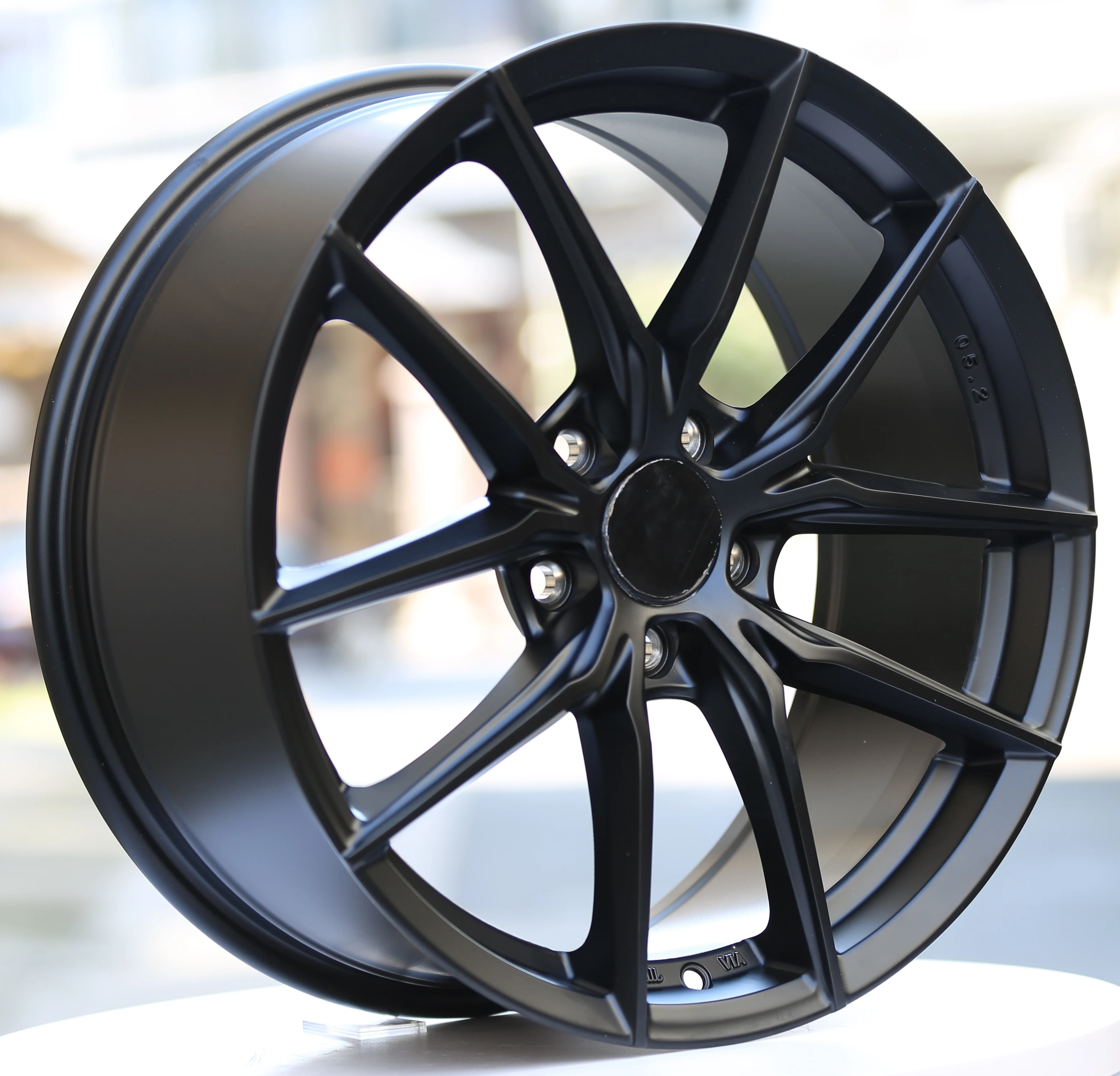 Roues en alliage pour. pour. pour.. 18 19 20 pouces conception de plat profond 5x108 5x112 5x114.3 5x120 jante de moyeu de formage de flux