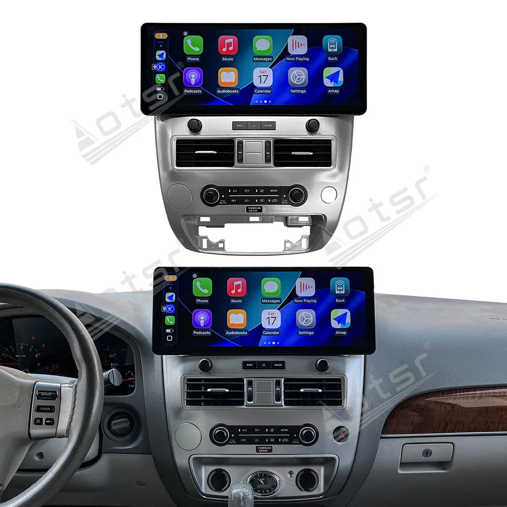 17 Inch Car Radio Android 15 DSP Wireless CarPlay Android Auto GPS Navi For Infiniti QX56 JA60 & Nissan Armada TA60 2008-2015