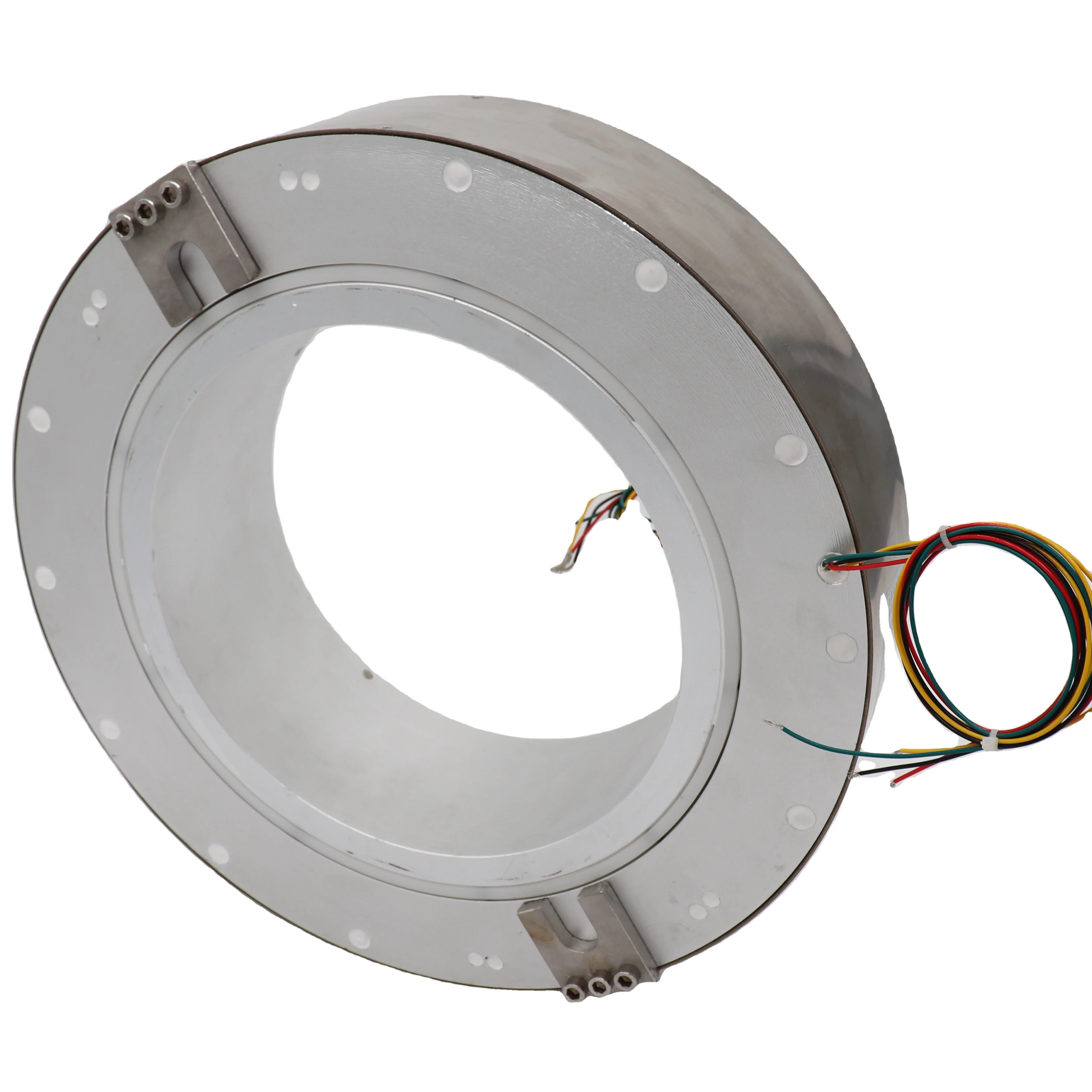 

2 ~ 24 Conductors Large Diameter Bore Slip Rings Customized Through Hole 500mm slip ring connector rotary joint