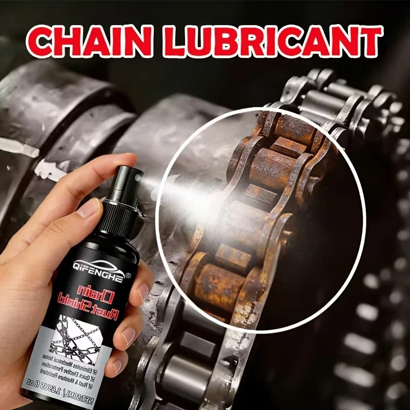 Lubricante de Cadena y Spray Protector Contra la Oxidación de 100 ml de QIFENGHE para Bicicletas y Motocicletas