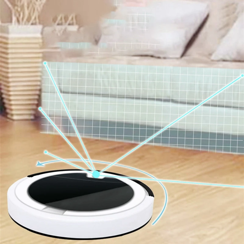 2800Pa aspirapolvere Robot Smart Remote Control macchina per la pulizia Wireless spazzamento del pavimento asciutto bagnato per la casa
