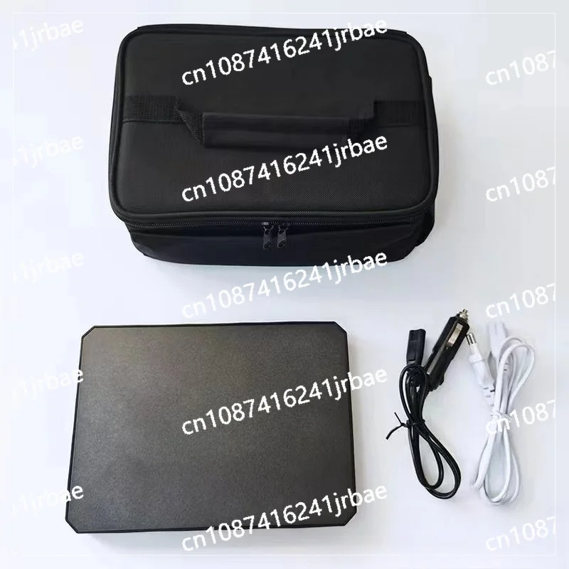 80W electric heating plate insulated bag, hand-held aluminum foil thickened, dual-purpose home and car heating lunch box