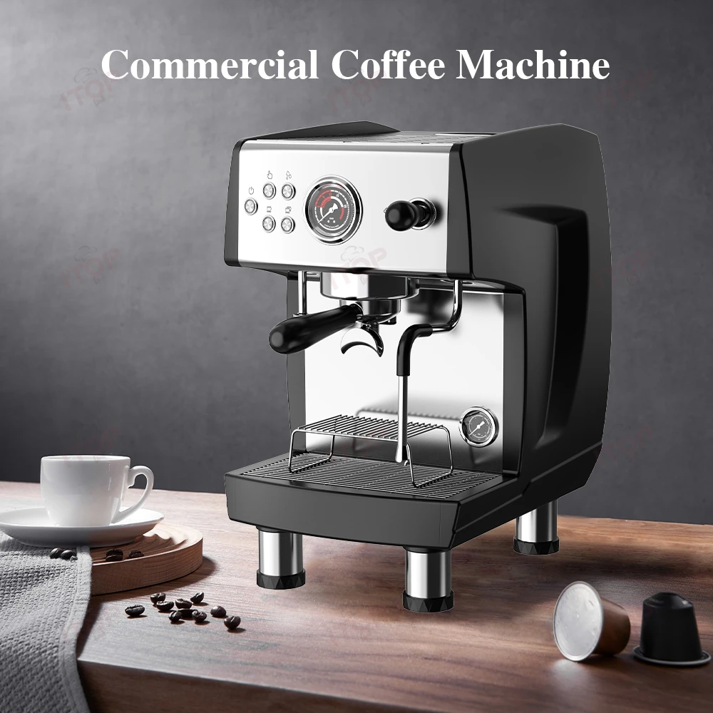Commercial Barista Coffee Maker Semi Automatic Industrial Commercial Espresso Coffee Machine for Business