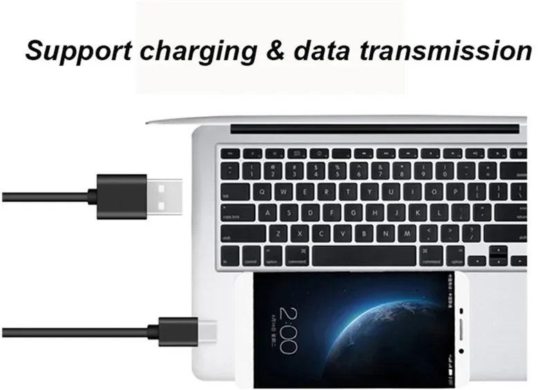 Original USB Type C Fast Charge Cable for Xiaomi mi 9t 9 cc9 8 se 10 max 3 mix 2s 3 A2 A3 Black shark Redmi note 8 7 k20 K30