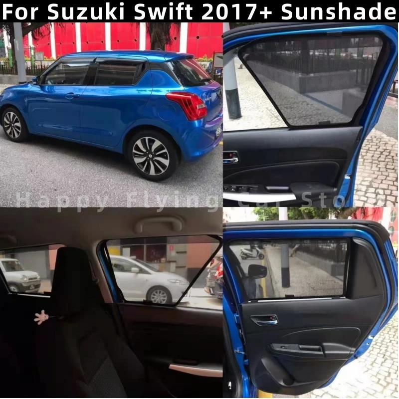 

Suitable for Suzuki Swift 2017-2024 ZC33S car window sunshade,front and side door sun baffle,mesh curtain
