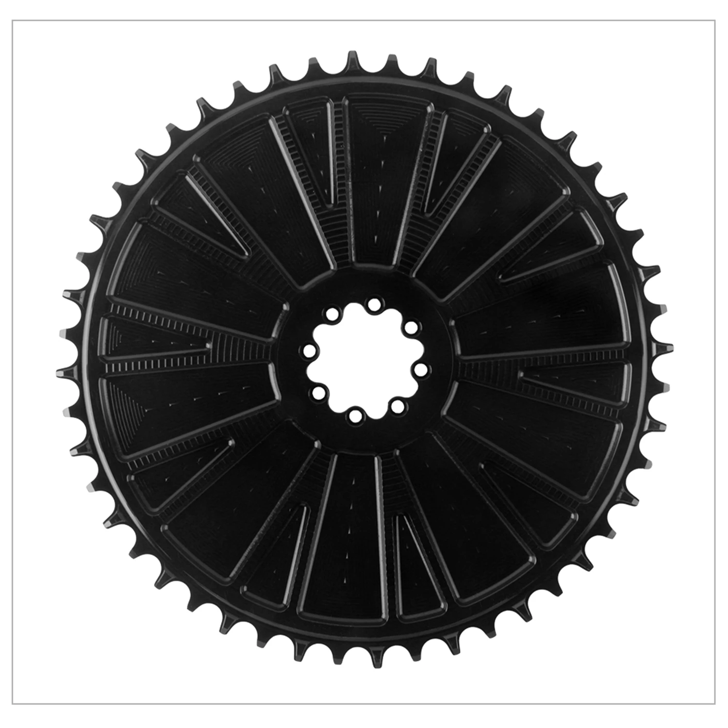 WUZEI Rennrad 8-Loch-Kettenblatt für SRAM AXS Force Red Flattop Kette 40T-58T 4,2mm Offset Fahrrad-Kettenblatt mit schmaler-breiter Krone – Detail 14