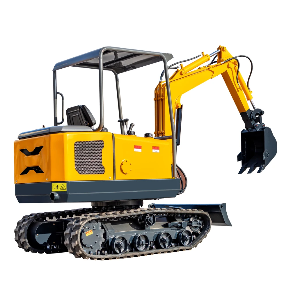 Mini Excavator 1.8T 2T Agricultural Small Digger Energy Saving Excavator Indoor Construction Diesel Engine China Factory Custom