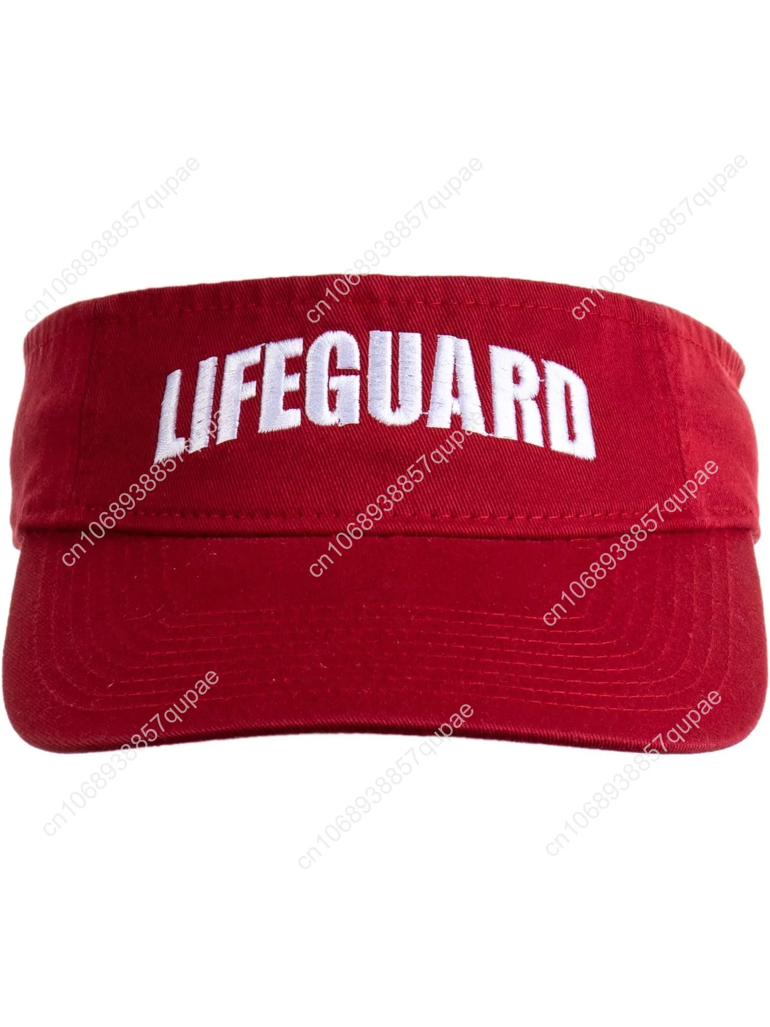 

Lifeguard Visor | Professional Guard Hat Red Sun Cap Men Women Costume Uniform
